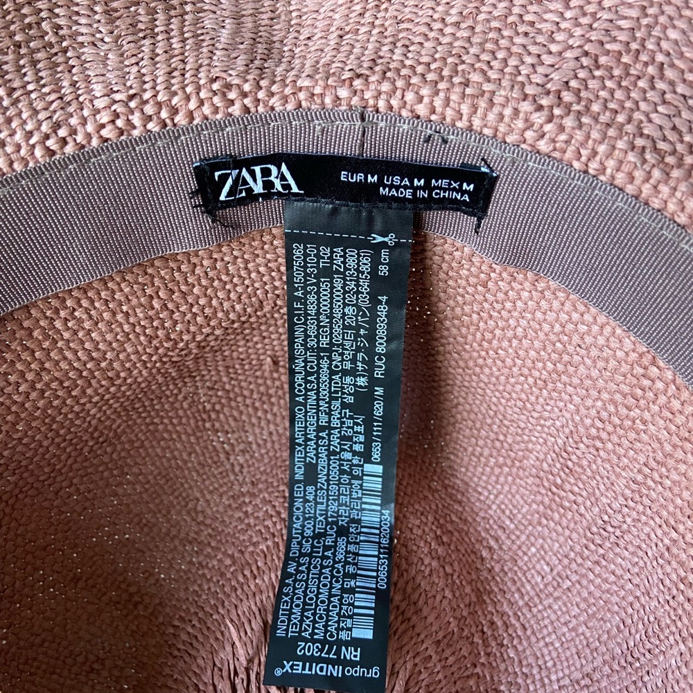 Zara Straw Hat, Cowboy Style View 4